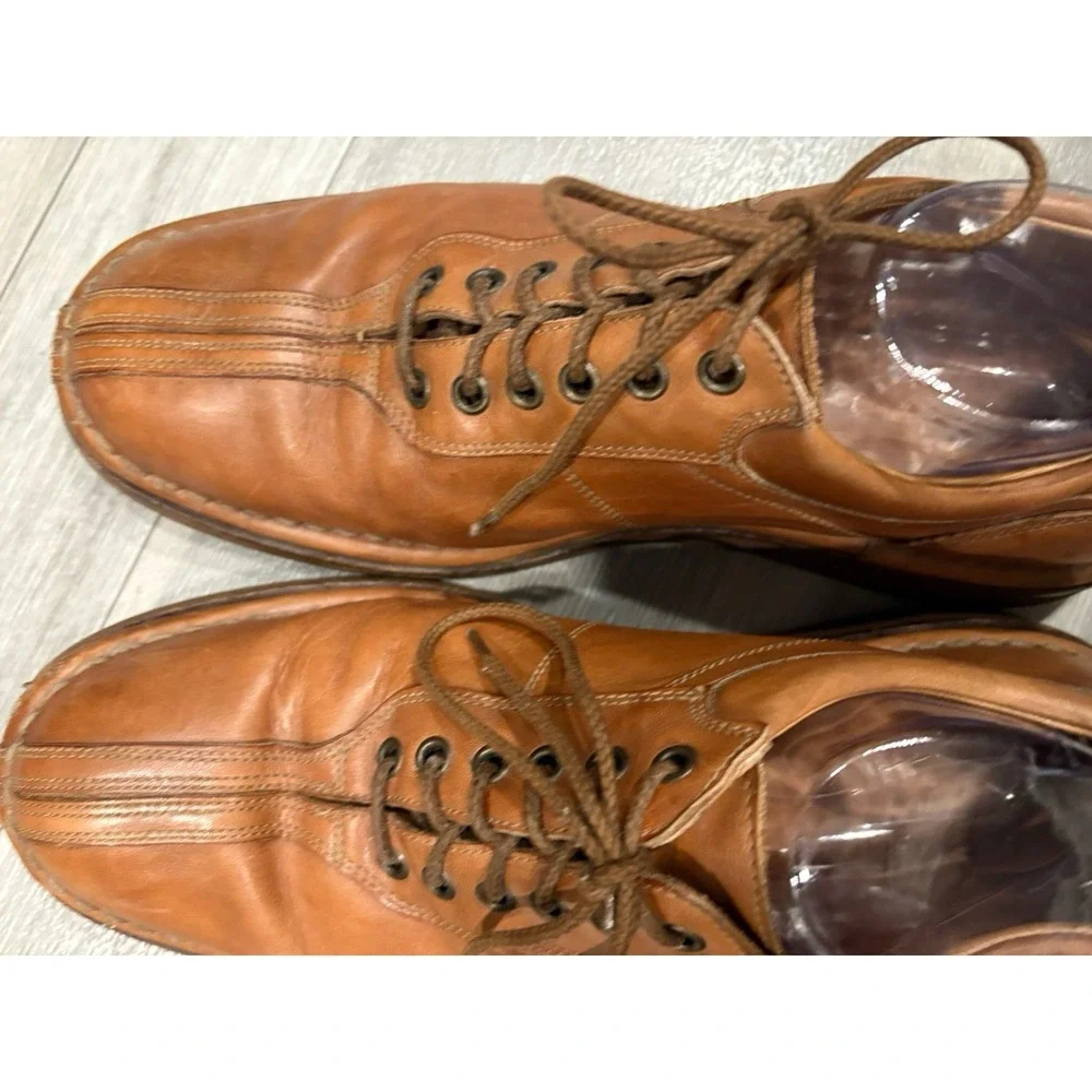 Allen Edmonds Leeds 2.0 Dress Shoes Brown Leather Mens Size 11.5